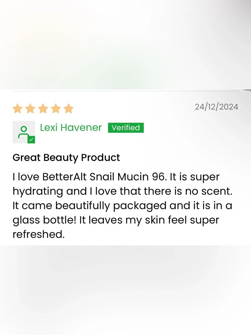 BetterAlt Snail Mucin 96 Serum